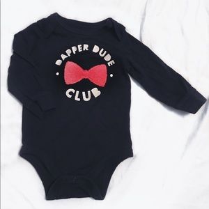 Dapper Dude Club onesie💙